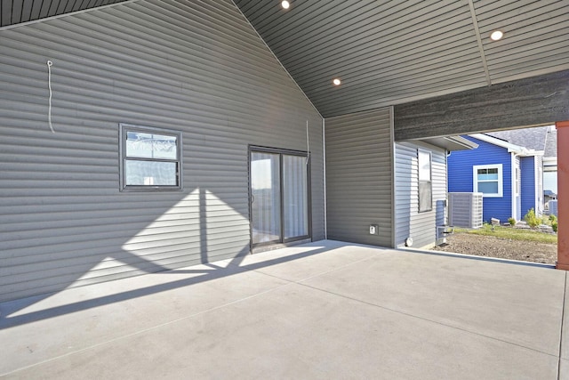 view of patio / terrace with cooling unit