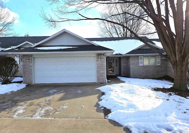 ranch-style house with a garage