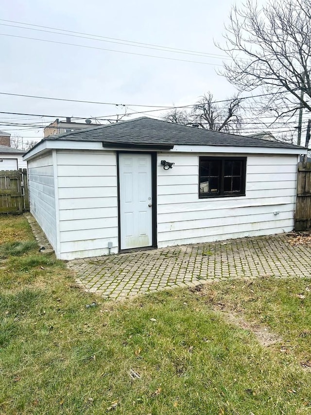 exterior space featuring a yard