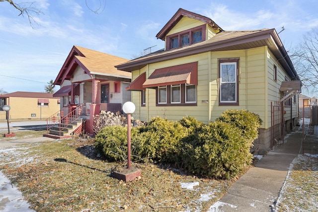 view of bungalow