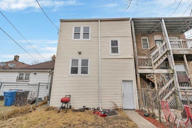 view of rear view of house