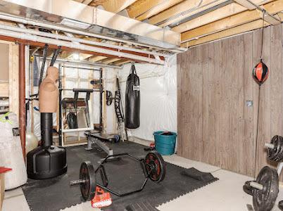 26011 S Old Farm Ct, Channahon, IL 60410 - exercise area featuring wood walls