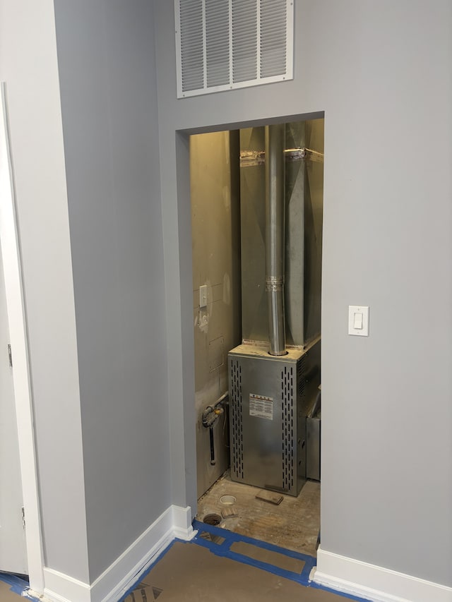 view of utility room