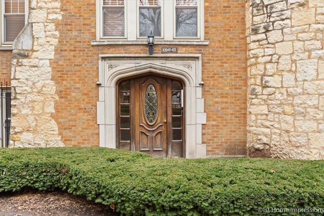 view of entrance to property