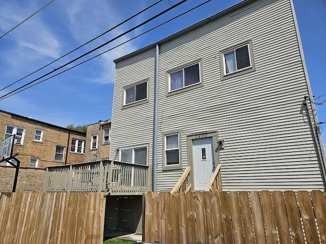 view of rear view of house