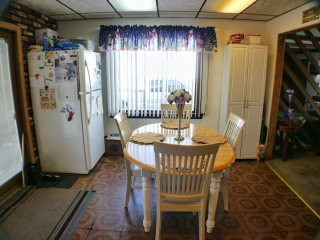 view of dining space