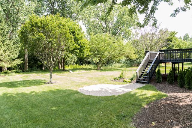 view of yard featuring a deck