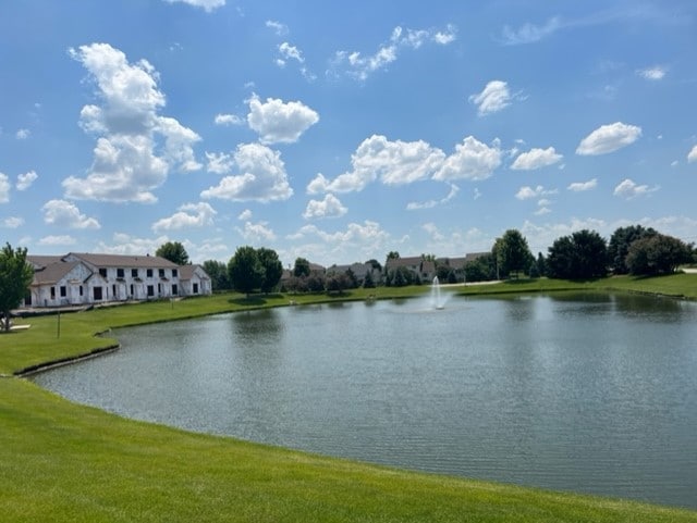 view of water feature