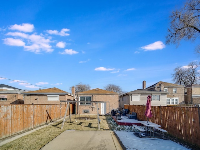 view of yard with a patio