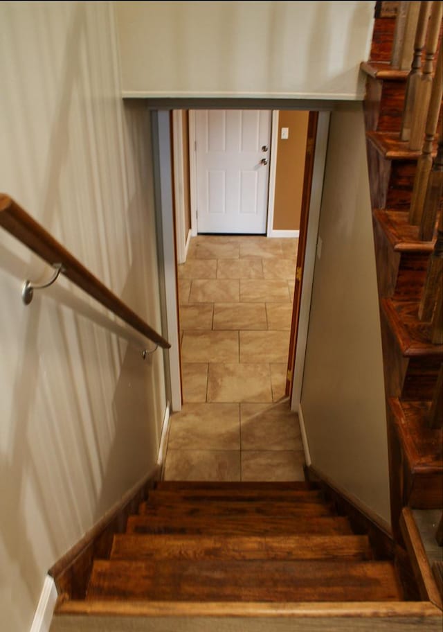 view of stairs