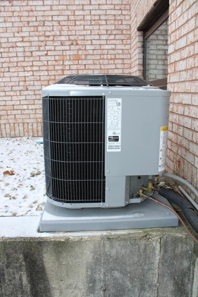 exterior details with central AC unit