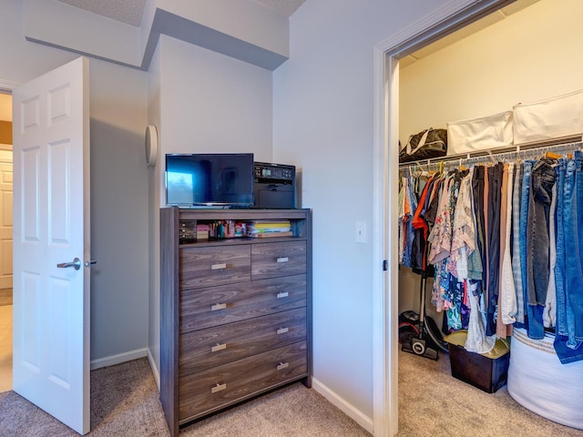 view of closet