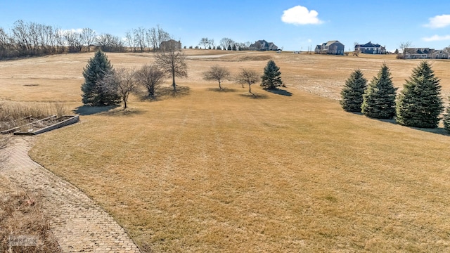 drone / aerial view featuring a rural view