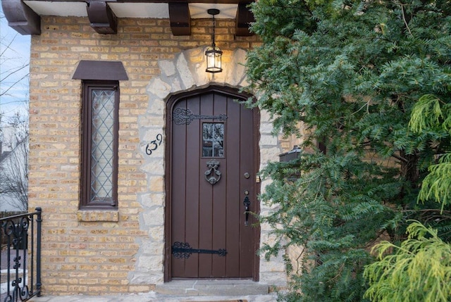 view of entrance to property