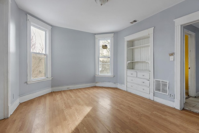 interior space featuring light hardwood / wood-style flooring