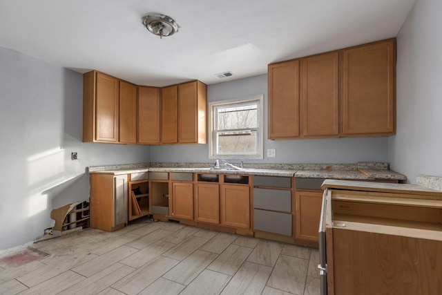 kitchen featuring sink