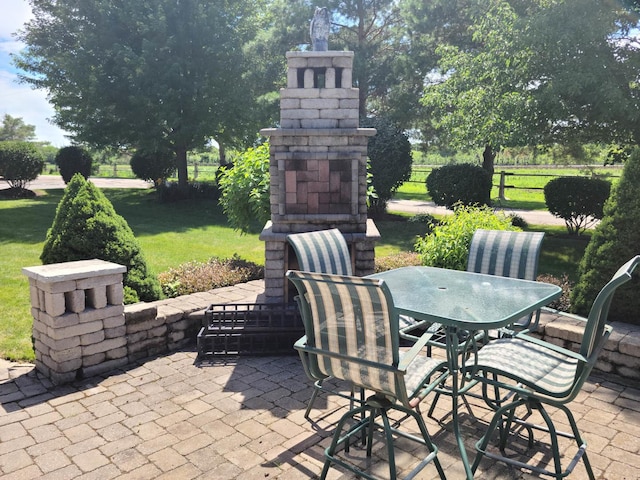 view of patio