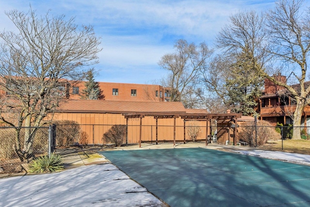 view of pool