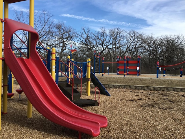 view of jungle gym