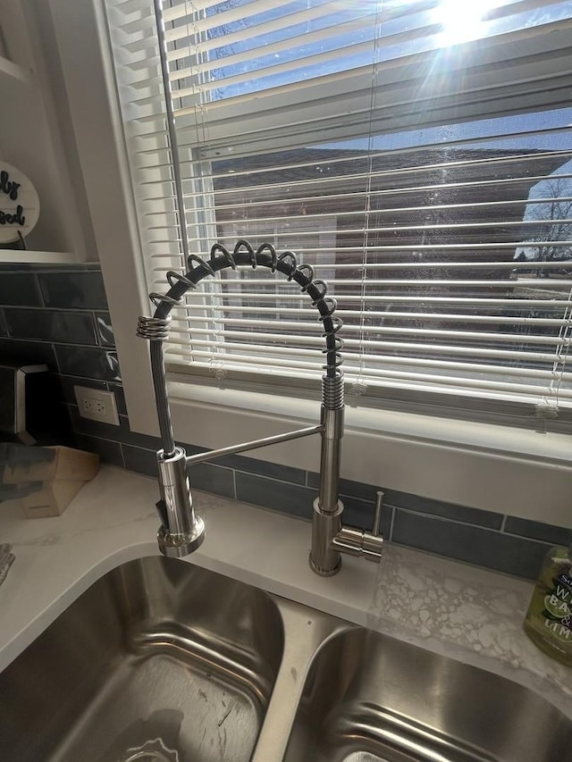 interior details with sink