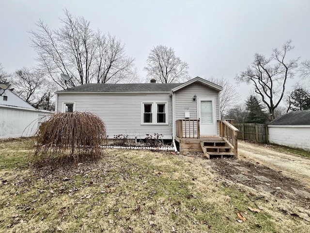 view of rear view of house