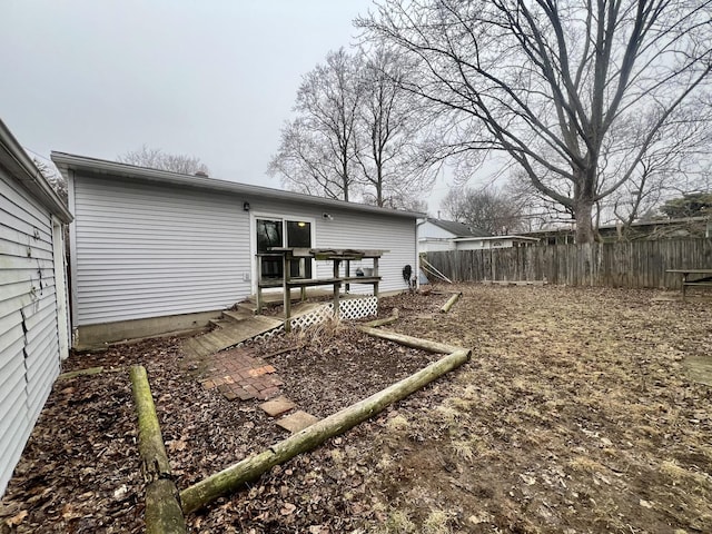 view of back of property