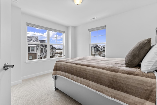 bedroom with carpet flooring