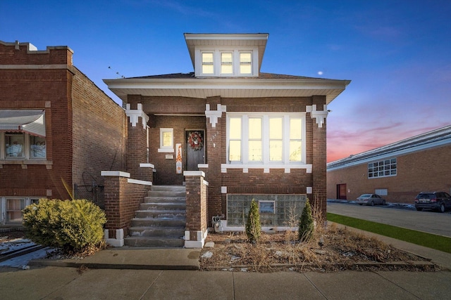 view of front of property with a porch