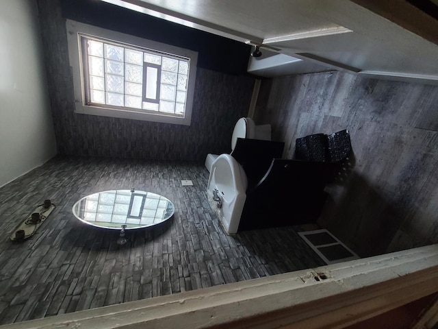 bathroom featuring toilet