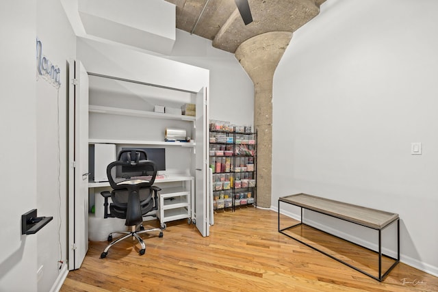 1000 W 15th St Unit 116, Chicago, IL 60608 - home office featuring wood finished floors