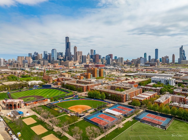 1000 W 15th St Unit 116, Chicago, IL 60608 - bird's eye view of a skyline view
