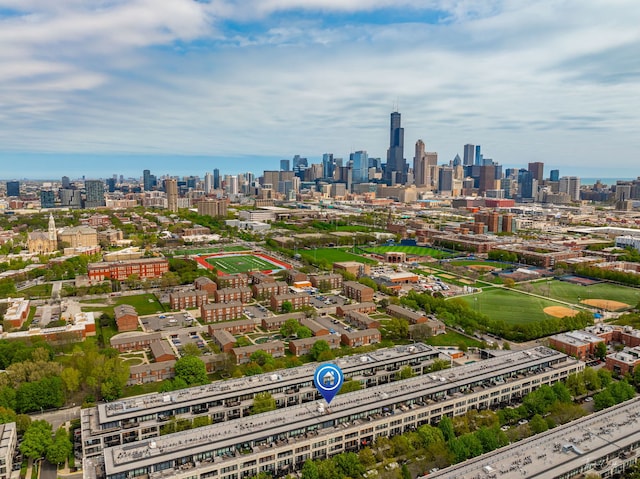 1000 W 15th St Unit 116, Chicago, IL 60608 - drone / aerial view of a view of skyline