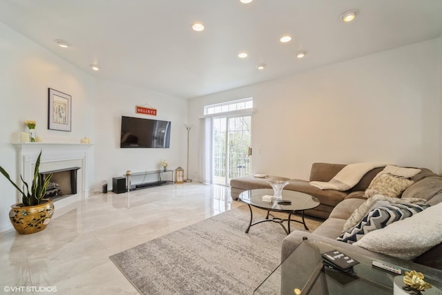 view of living room