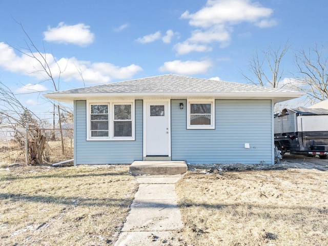 view of front of home