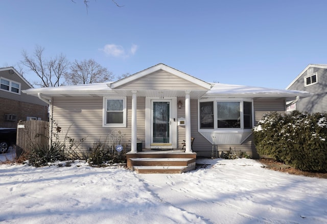 view of front of house