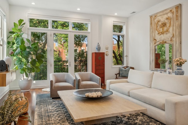 sunroom featuring a healthy amount of sunlight