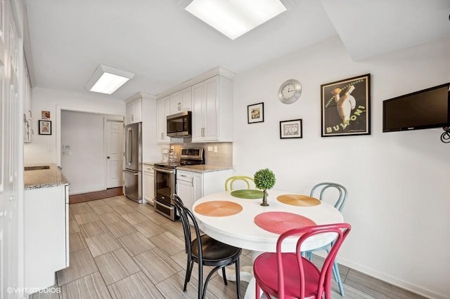 view of dining room