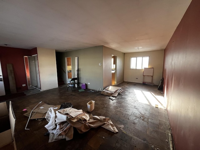 view of unfurnished living room