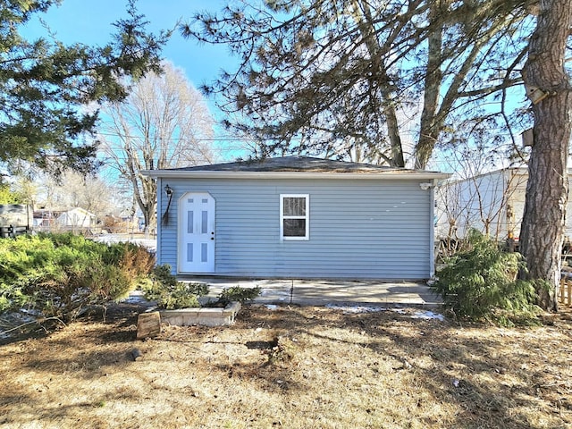 view of back of property