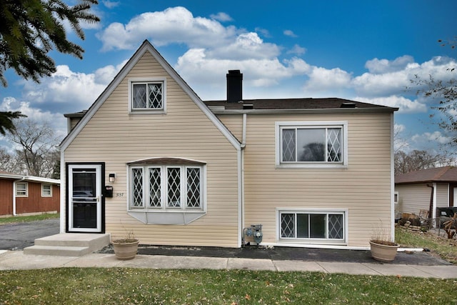 view of rear view of property