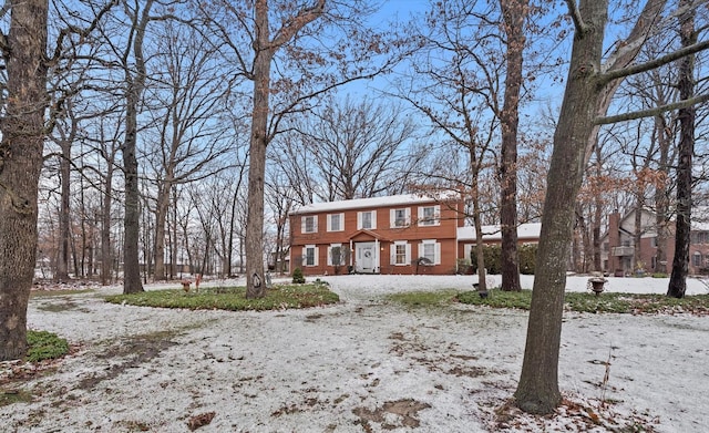 view of front of home