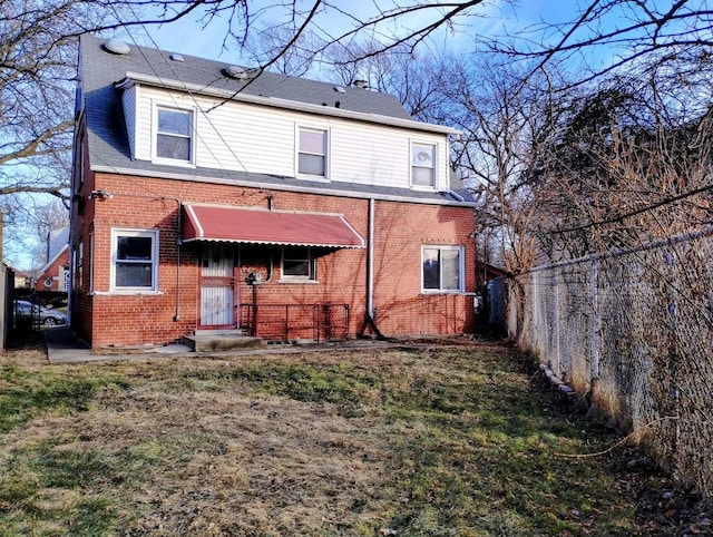 view of rear view of property