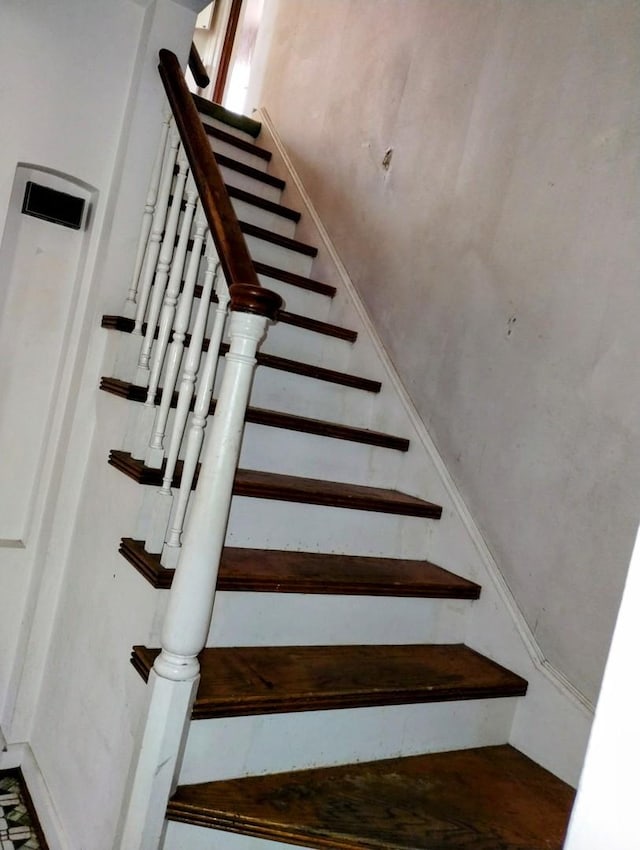 view of stairs