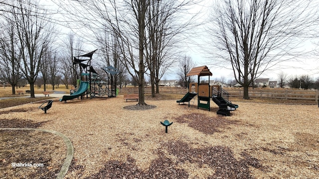 view of play area