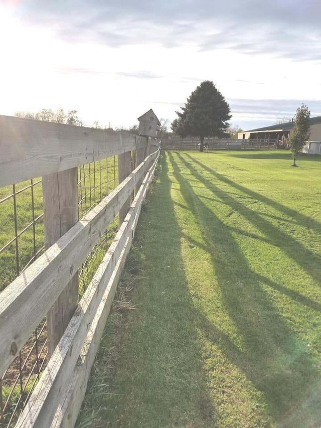 exterior space with fence