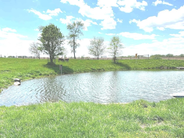 view of water feature