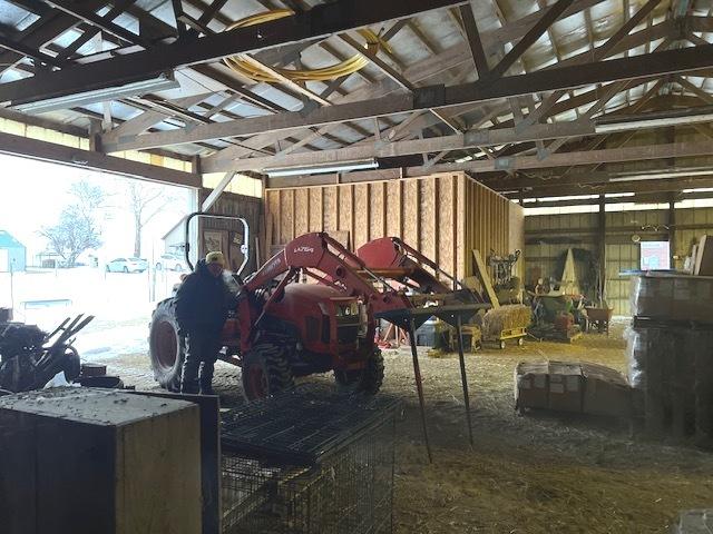 view of horse barn