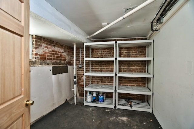 view of storage room