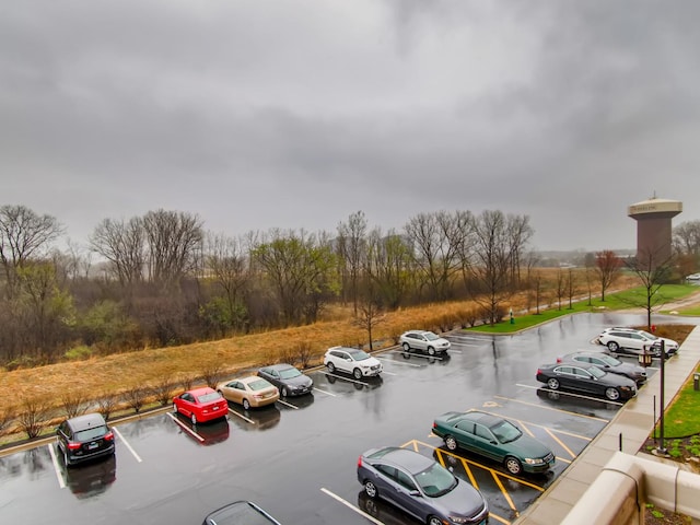 view of vehicle parking