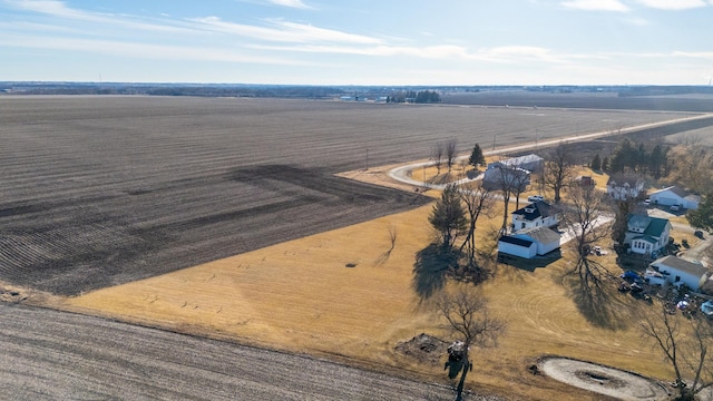 bird's eye view featuring a rural view